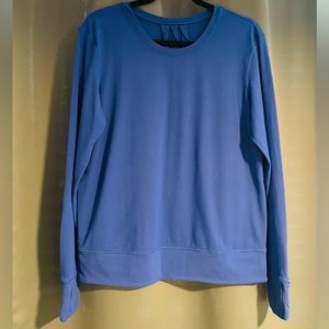 Lululemon Blue Long Sleeve Running Top Size 10